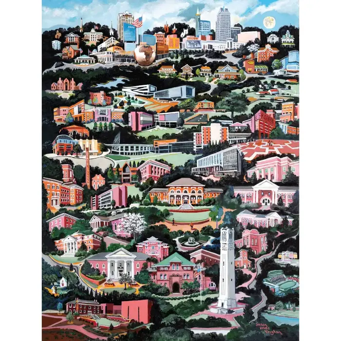 Raleigh NC 550 Piece Puzzle - Heritage Puzzle