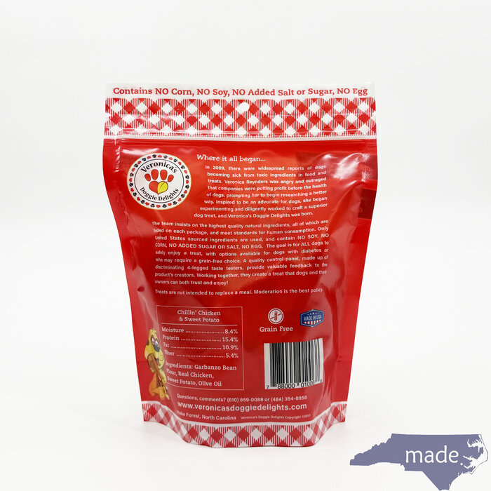 Chillin' Chicken & Sweet Potato - Veronica's Doggie Delights