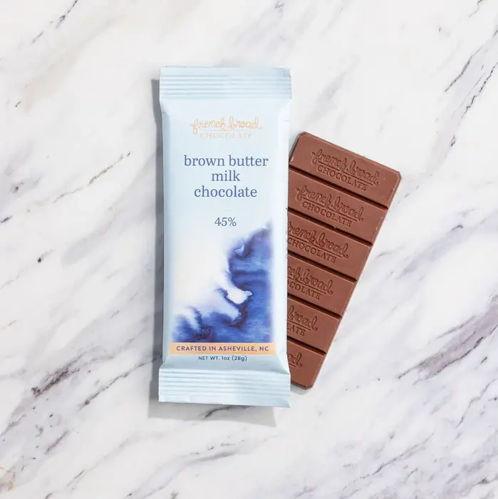Brown Butter Milk Chocolate - French Broad Chocolate