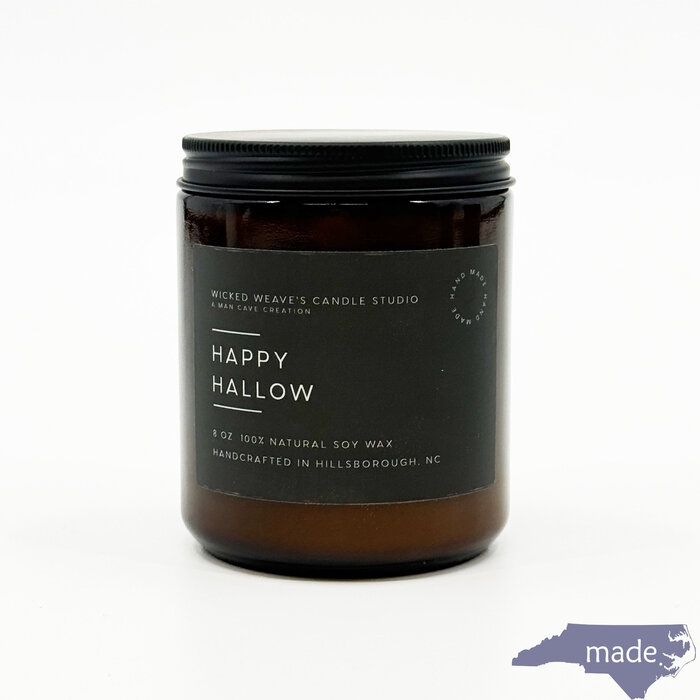 Happy Hallow Soy Wax Candle - Wicked Weave Candle Co 8oz
