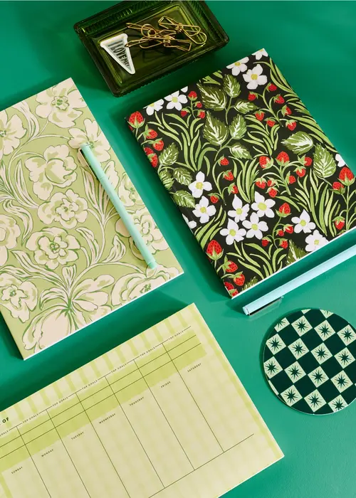 Wild Strawberry Lined Journal - One & Only Paper