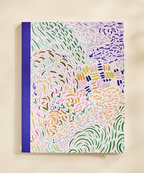 Brushstroke Garden Lined Journal
