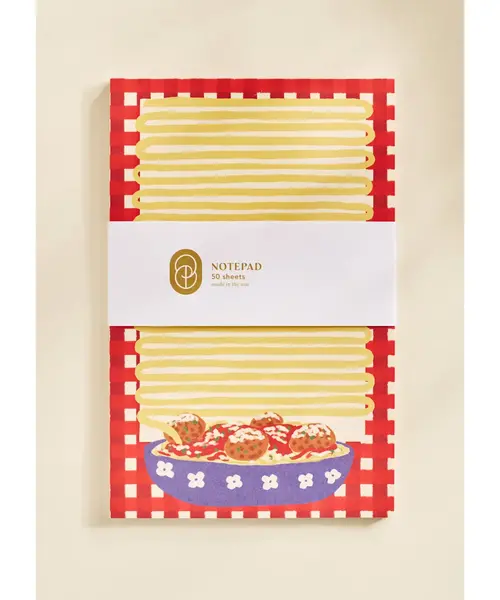 Mama Mia Spaghetti & Meatball Notepad