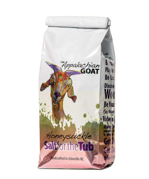 Honeysuckle Goats Milk Bath Salts 16 oz.