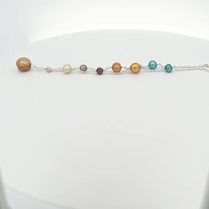 Solar System Necklace - The Pearled Squirrel
