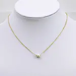 Pearl Solitaire Necklace - The Pearled Squirrel