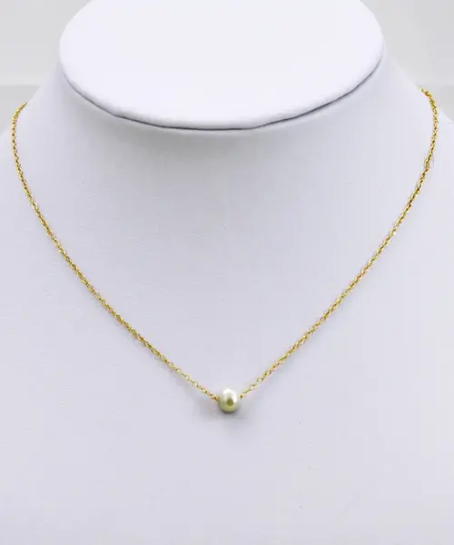 Pearl Solitaire Necklace