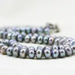 Grey Freshwater Pearl Necklace - The Pearled Squirrel