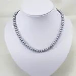 Grey Freshwater Pearl Necklace - The Pearled Squirrel