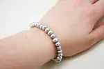 Gray Pearl Bracelet - The Pearled Squirrel