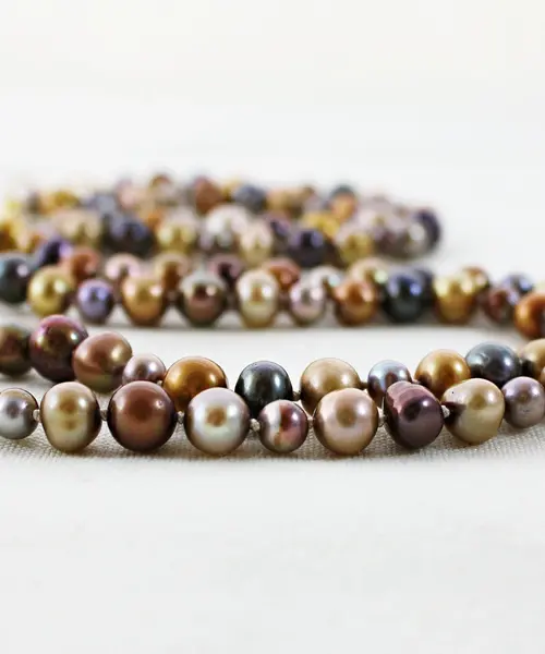 Boho Multicolor Pearl Necklace