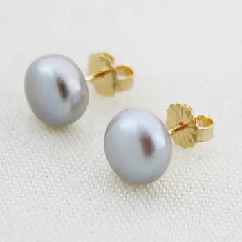 Cirrus Gray Pearl Studs