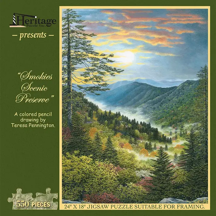 Smokies Scenic Preserve Puzzle - Heritage Puzzle