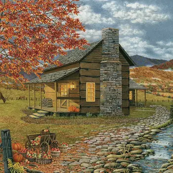 A Smoky Mountain Harvest 1000 Piece Puzzle