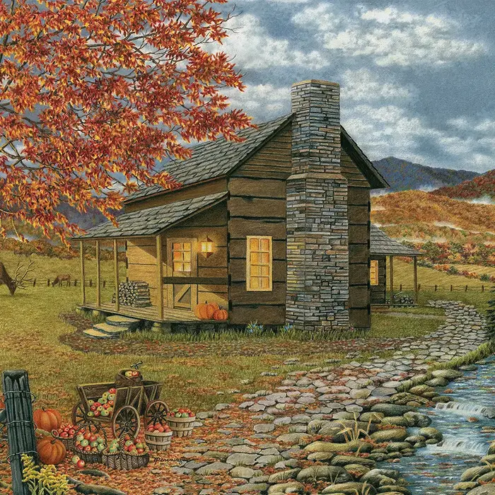A Smoky Mountain Harvest 1000 Piece Puzzle - Heritage Puzzle