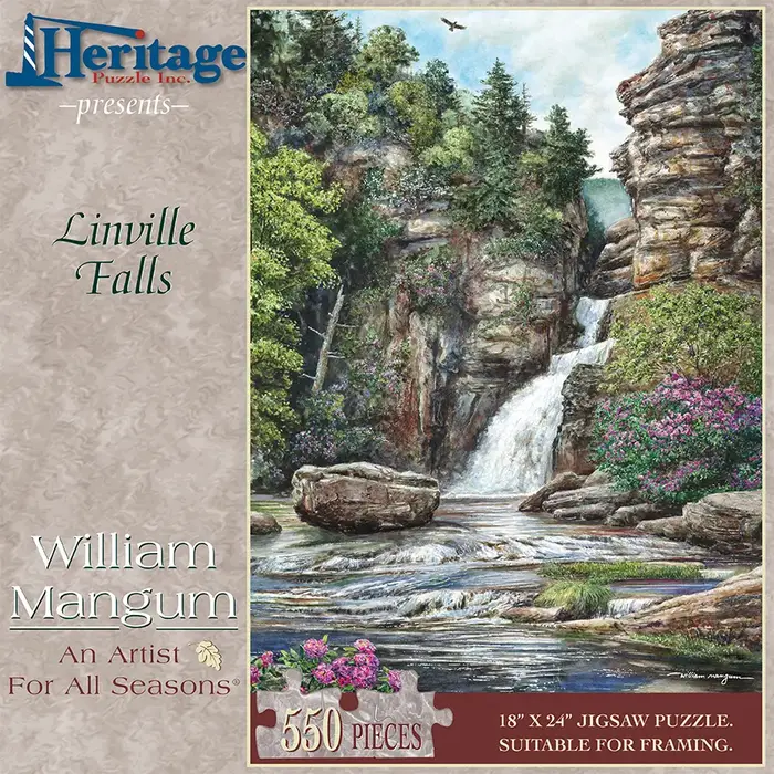 Linville Falls Puzzle - Heritage Puzzle