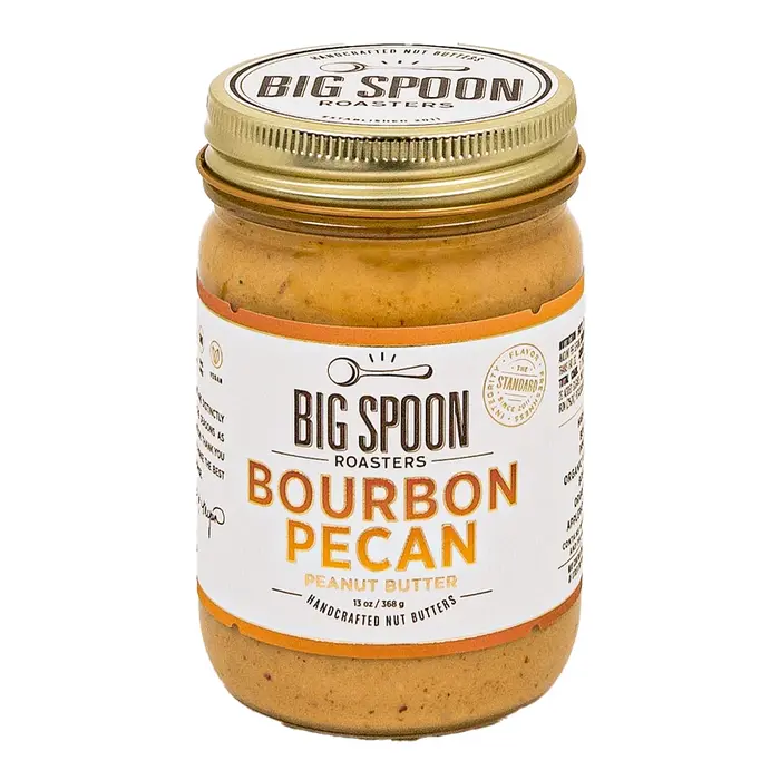 Bourbon Pecan Peanut Butter - Big Spoon Roasters 13 oz