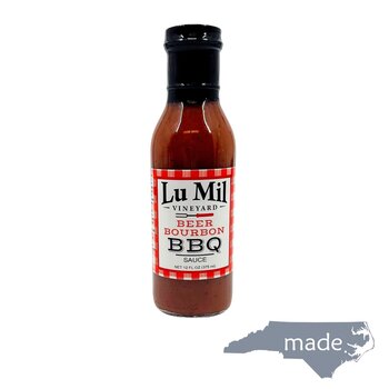 Beer Bourbon BBQ  12oz- Lu MIl Vineyard
