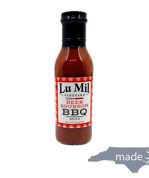 Beer Bourbon BBQ  12oz- Lu MIl Vineyard