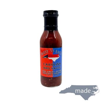 West vs East Carolina BBQ Sauce 12oz - Lu Mil Vineyard