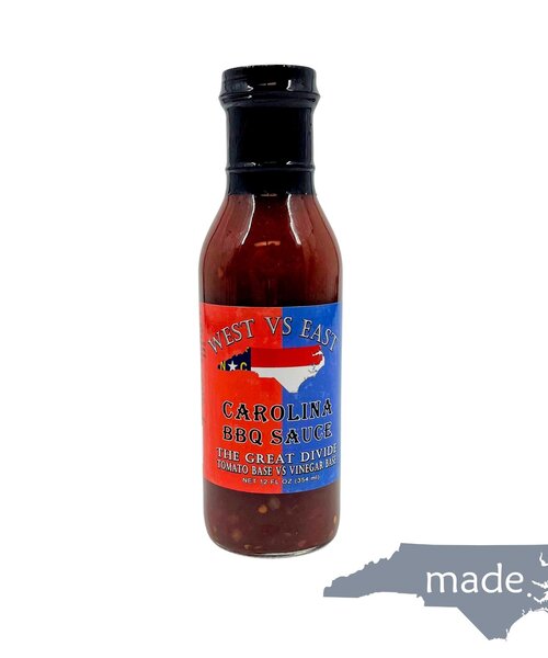 West vs East Carolina BBQ Sauce 12oz - Lu Mil Vineyard