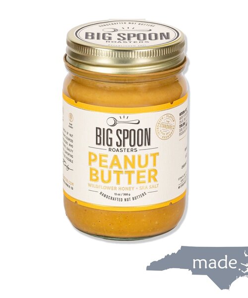 Peanut Butter with Wildflower Honey - Big Spoon Roasters 13 oz