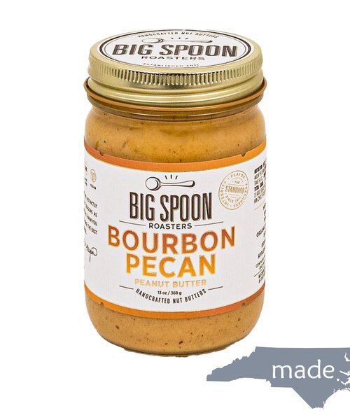 Bourbon Pecan Peanut Butter - Big Spoon Roasters 13 oz