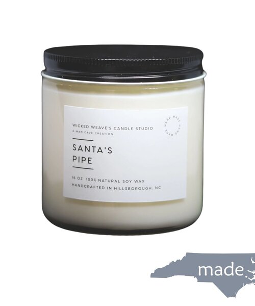 Santas Pipe Soy Wax Candle