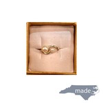 Asymmetric Saltwater Pearl Ring - The Pearled Squirrel