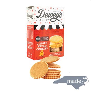 Gingerbread Cookie Thins 9oz - Dewey's Bakery