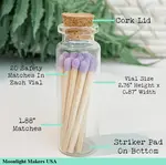 Apothecary Matches Lavender (20 Matches) - Moonlight Makers