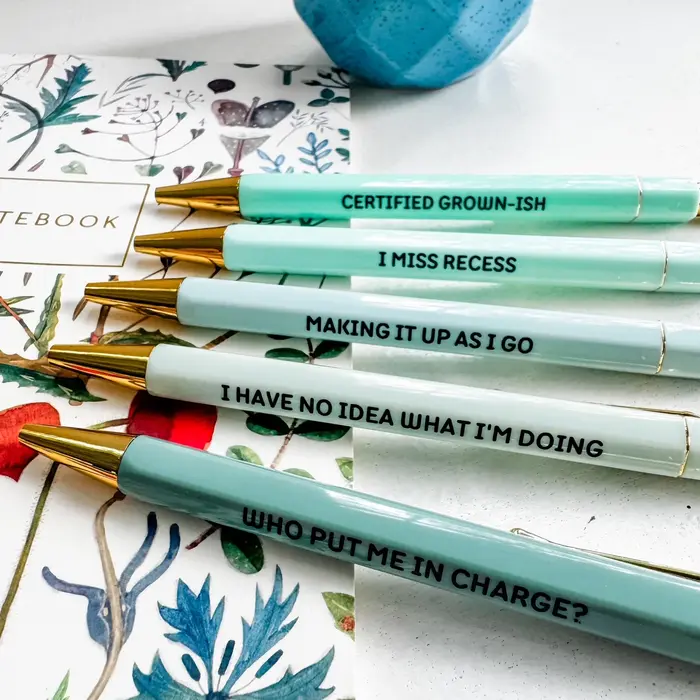 Adulting In Progress Pen Set - Moonlight Makers