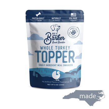 Bowl Boosters Whole Turkey - Beg & Barker Premium Dog Treats 8 oz