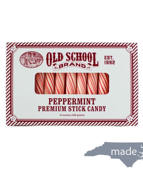 Peppermint Stick Candy - Old School Brand