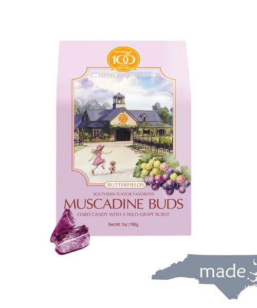 North Carolina Muscadine Buds - Butterfields Candy 7oz