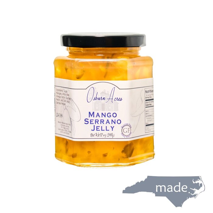 Mango Serrano Jelly - Osburn Acres Inc
