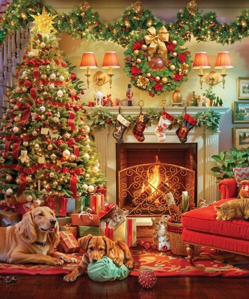 A Cozy Christmas Eve 550 Piece