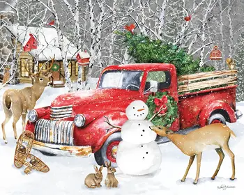 A Country Christmas 1000 Piece