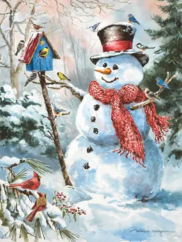 Frosty's Feathered Friends 550 Piece - Heritage Puzzle