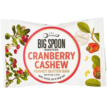 Cranberry Cashew Peanut Butter Bar