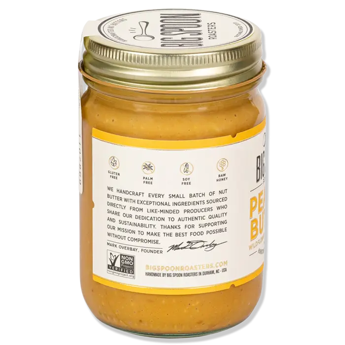 Peanut Butter with Wildflower Honey - Big Spoon Roasters 13 oz.