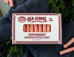 Peppermint Stick Candy - Old School Brand