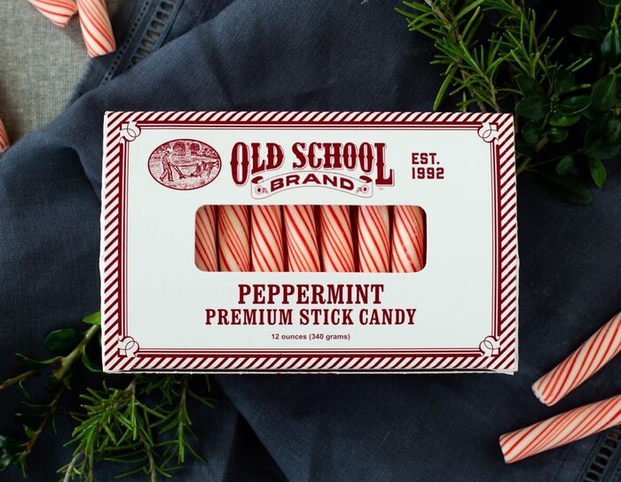 Peppermint Stick Candy - Old School Brand