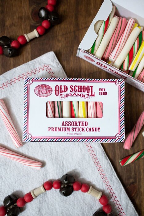 Assorted Old Fashion Stick Candy - Old School Brand