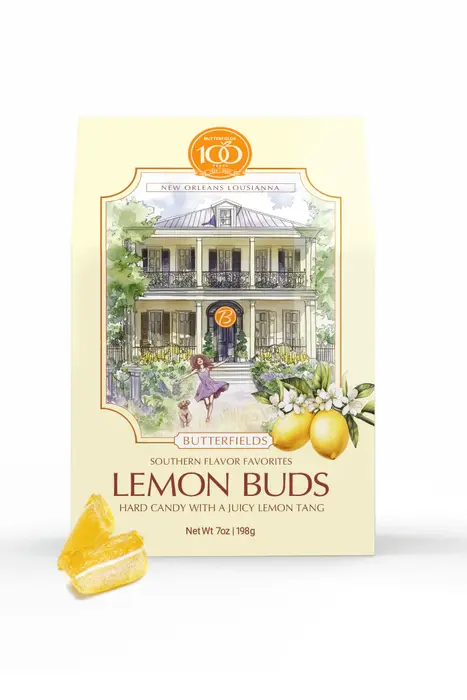New Orleans Lemon Buds - Butterfields Candy 7oz.
