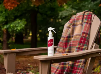 Grow Fabric Spray Flannel & Leaves