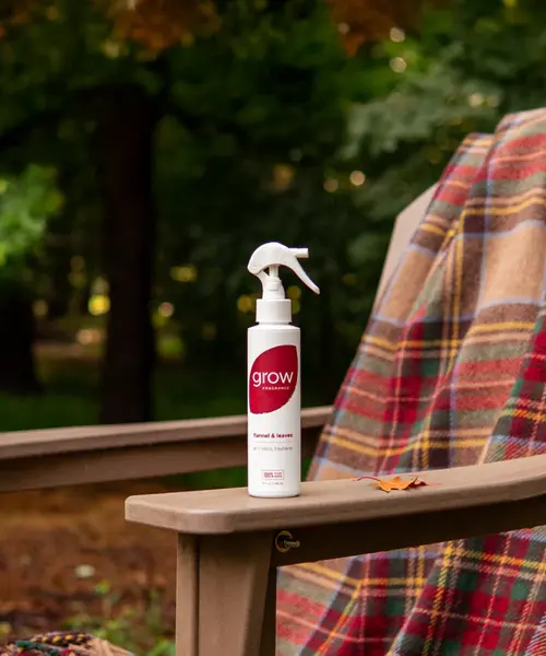 Grow Fabric Spray Flannel & Leaves