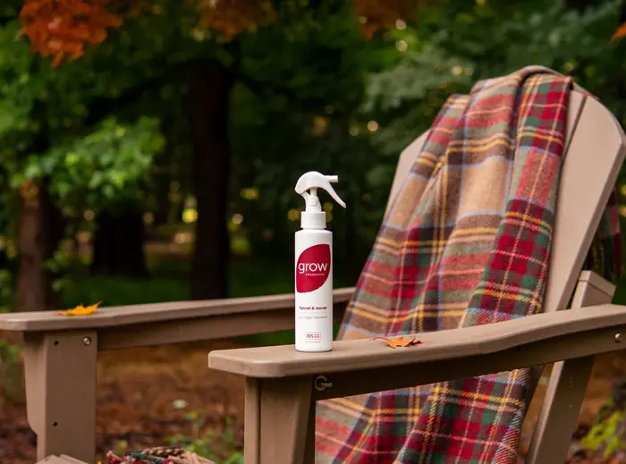 Grow Fabric Spray - Grow Fragrance Flannel & Leaves