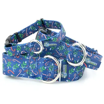 5/8" EarthStyle Kiss The Dog Martingale Collar (14-18 inch)