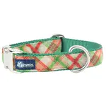 1 in. Christmas Plaid Velvet Essential Side Release Collar - 2 Hounds Design